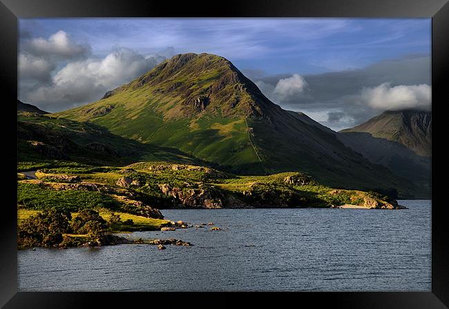 Yewbarrow mountain Framed Print by Robert Fielding