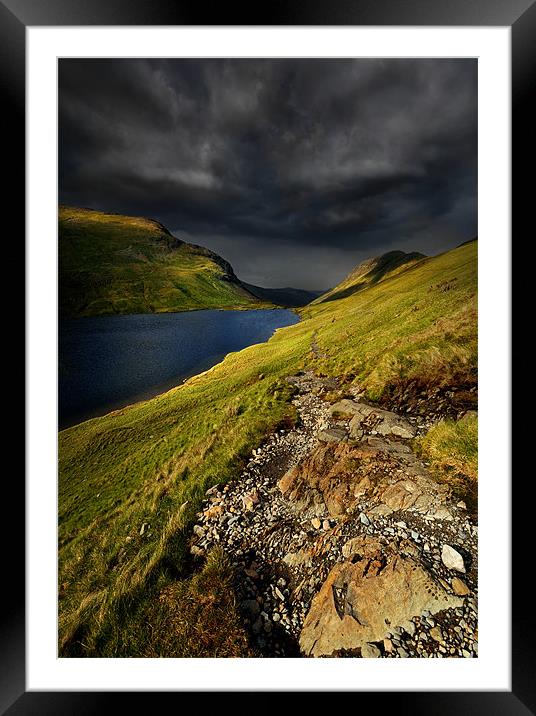 Grisedale pass Framed Mounted Print by Robert Fielding