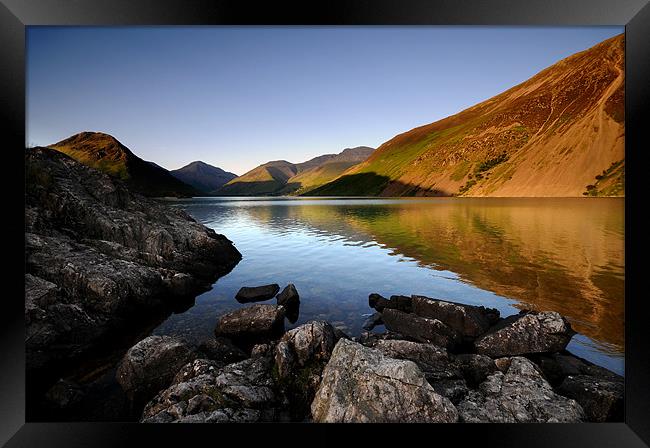 Wasdale reflections Framed Print by Robert Fielding