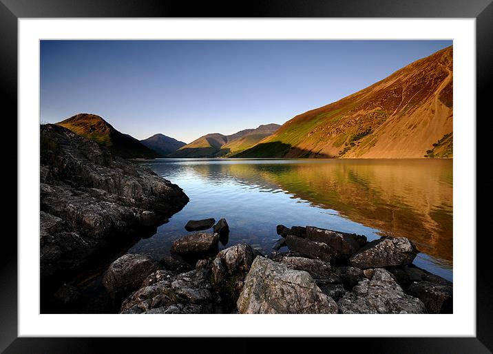 Wasdale reflections Framed Mounted Print by Robert Fielding