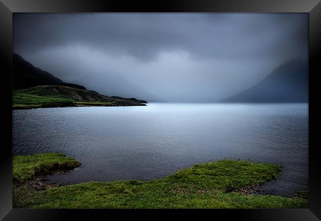 Wast Water mists Framed Print by Robert Fielding