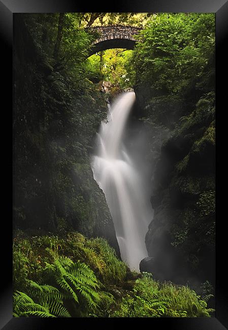 Aira force waterfall Framed Print by Robert Fielding