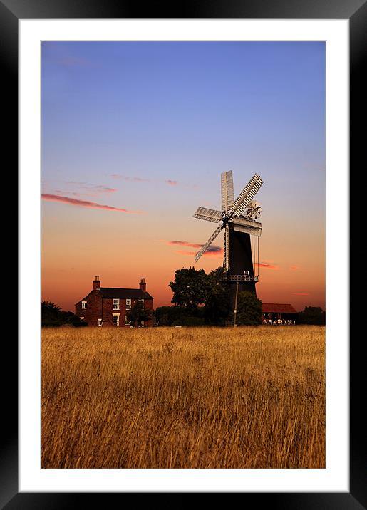 Sibsey trader windmill Framed Mounted Print by Robert Fielding