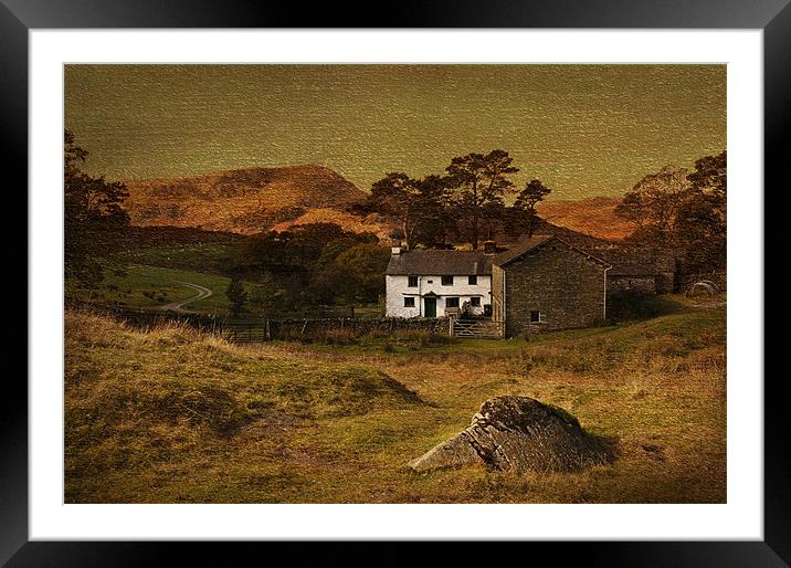 A lakeland farm Framed Mounted Print by Robert Fielding