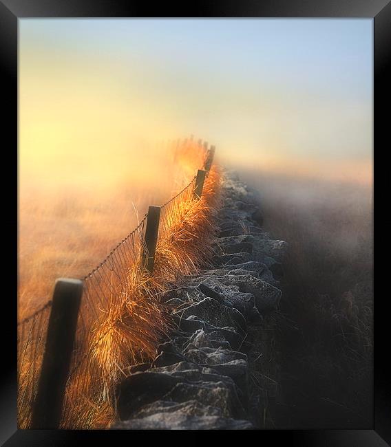 Moorland mists Framed Print by Robert Fielding