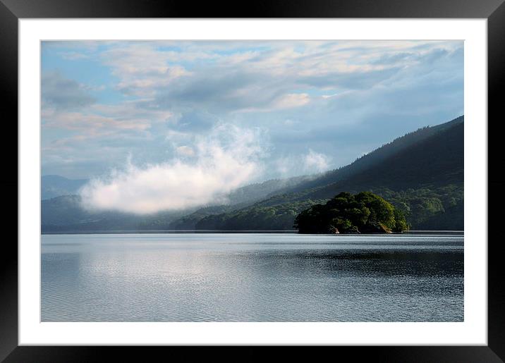 Coniston mist cloud Framed Mounted Print by Robert Fielding