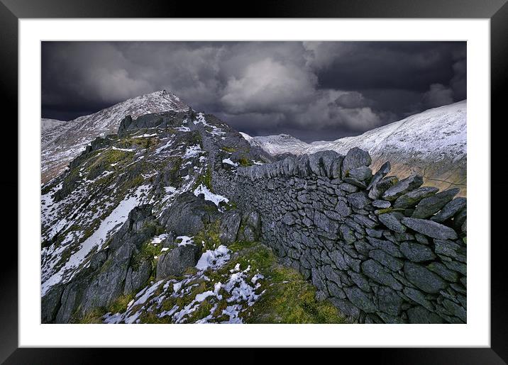 High Pike Framed Mounted Print by Robert Fielding