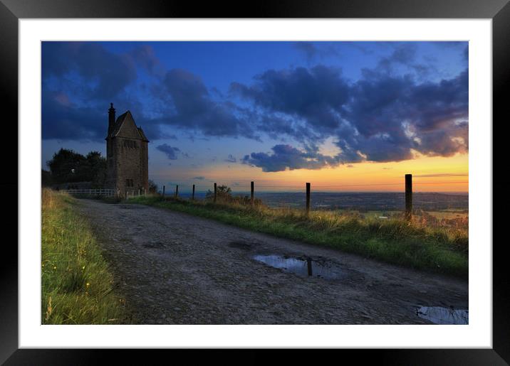 Pigeon tower, Framed Mounted Print by Robert Fielding