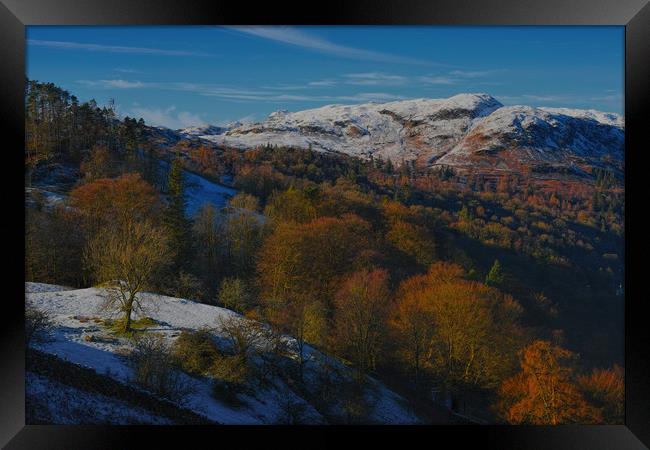 A view from Loughrigg Framed Print by Robert Fielding
