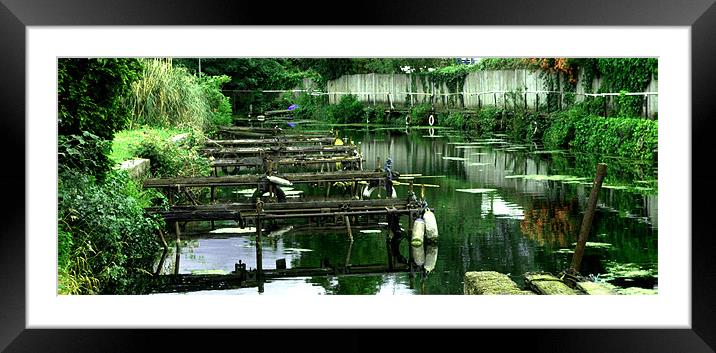 Lee Valley Canal Framed Mounted Print by John Boekee