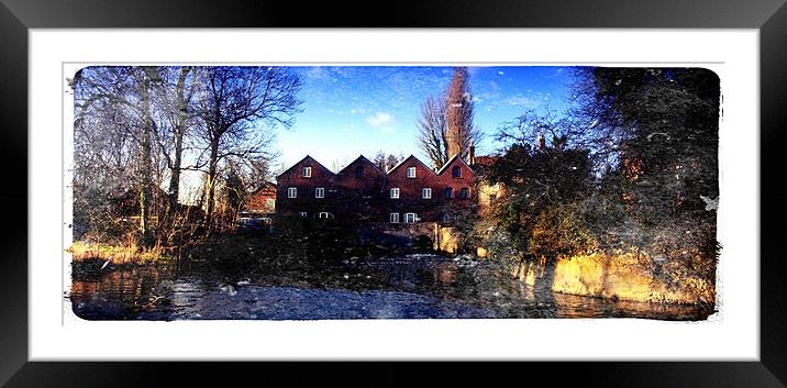 The Mill at Bawburgh Framed Mounted Print by John Boekee