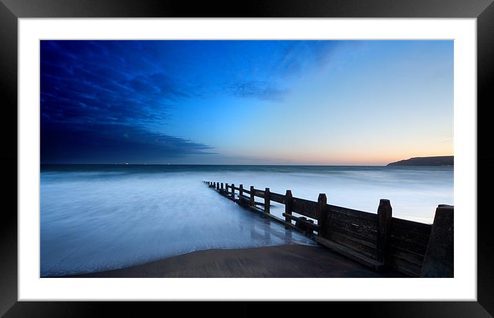 Sandown Seafront Framed Mounted Print by Barry Maytum