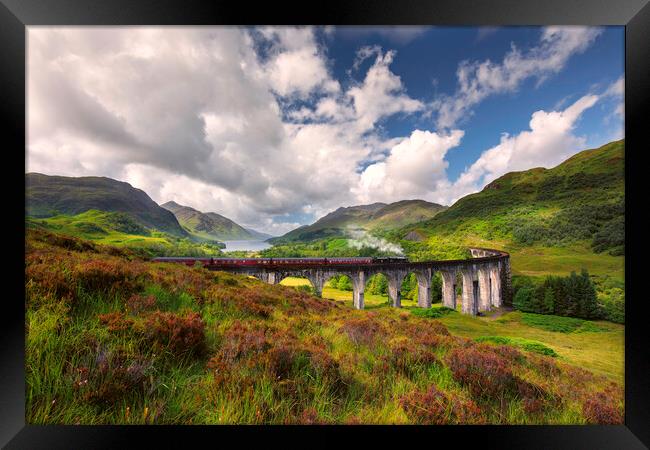 Gelnfinnan Viaduct Framed Print by Barry Maytum