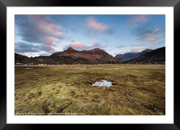 The Pap of Glencoe Framed Mounted Print by Angie Morton