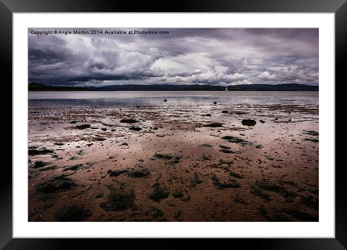 Kilchattan Bay Framed Mounted Print by Angie Morton