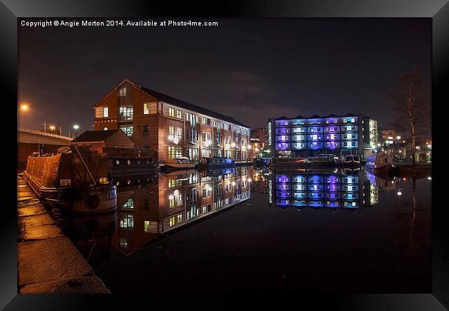 Sheffield Victoria Quays Framed Print by Angie Morton