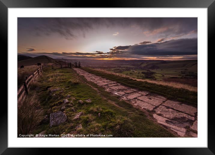 Great Ridge Daybreak Framed Mounted Print by Angie Morton