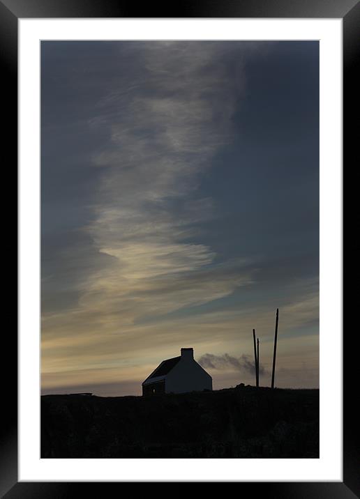 Light on the Bothy Framed Mounted Print by Linda Somers