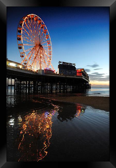 Central Pier Blackpool Framed Print by Chris Barker
