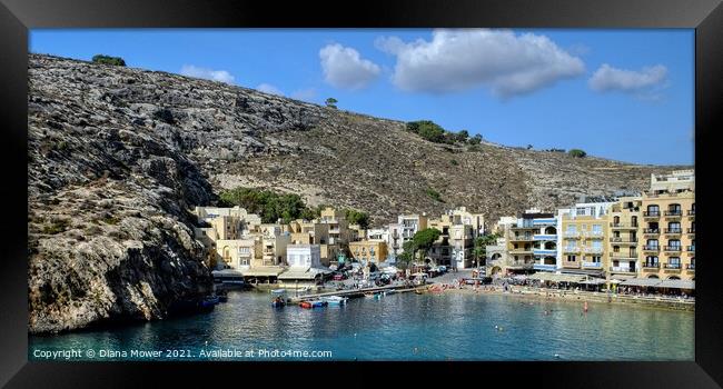 Munxar Gozo Malta Framed Print by Diana Mower