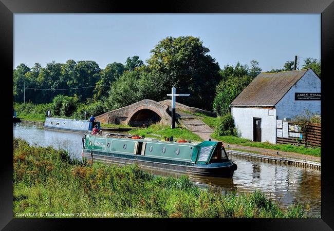  Great Haywood  Junction Staffordshire Framed Print by Diana Mower