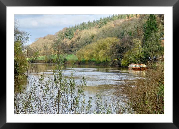 The Wye at Symonds Yat Framed Mounted Print by Diana Mower