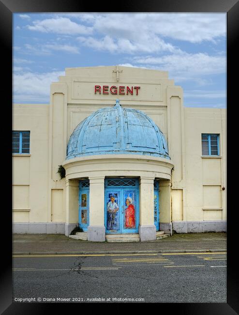 The Regent Deal Kent Framed Print by Diana Mower
