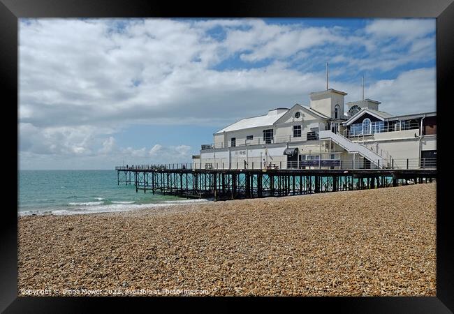 Bognor Regis Pier Framed Print by Diana Mower