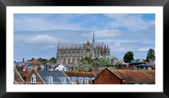 Arundel Cathedral West Sussex Framed Mounted Print by Diana Mower