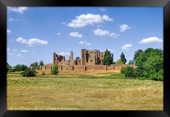 Kenilworth Castle Framed Print by Diana Mower