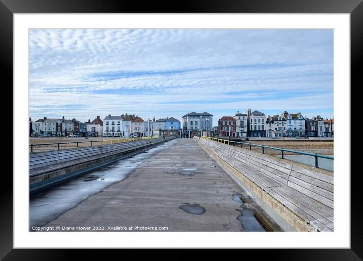Deal from the Pier  Framed Mounted Print by Diana Mower