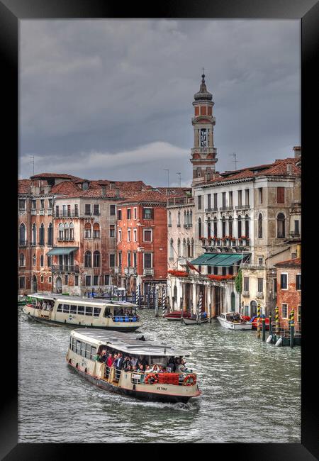 The Grand Canal Venice   Framed Print by Diana Mower