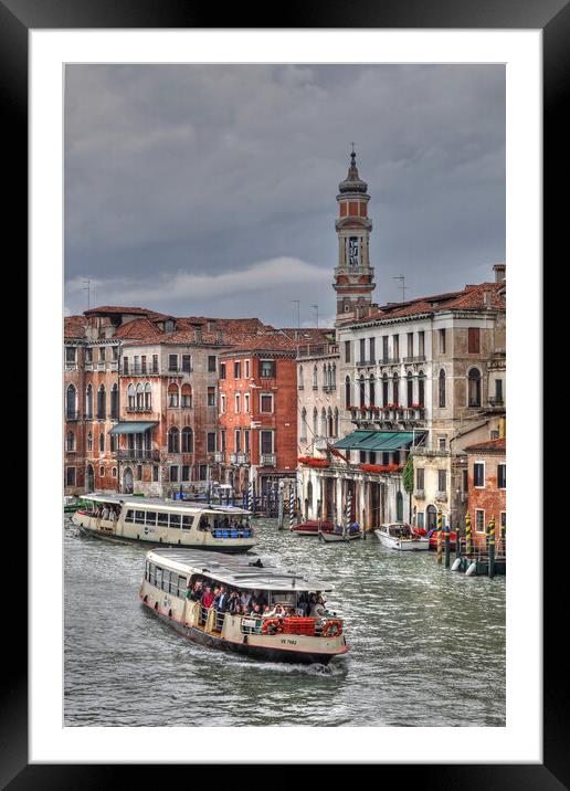 The Grand Canal Venice   Framed Mounted Print by Diana Mower