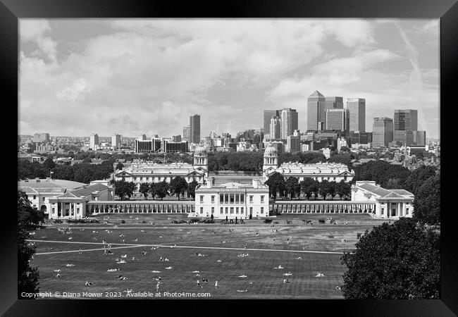 Greenwich Park Museum Framed Print by Diana Mower