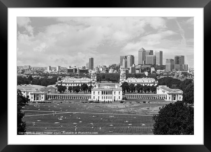 Greenwich Park Museum Framed Mounted Print by Diana Mower