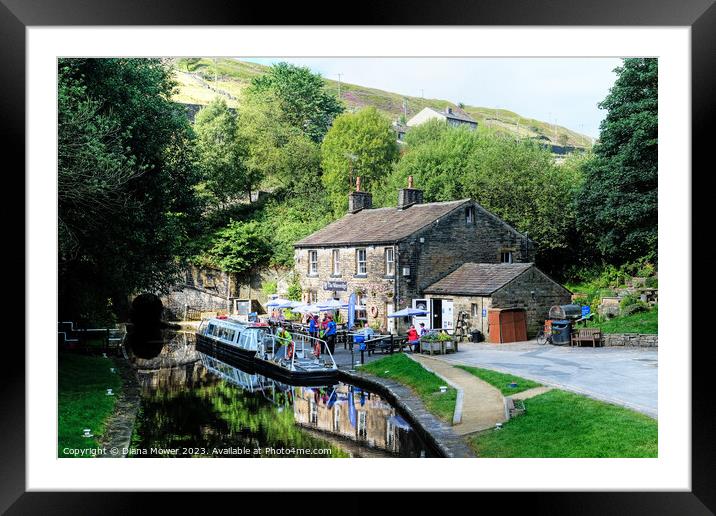 Marsden Tunnel End Standedge   Framed Mounted Print by Diana Mower