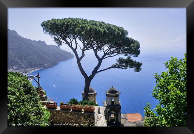 Ravello Views Italy Framed Print by Diana Mower