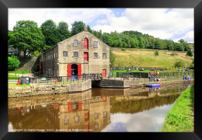 Standedge Visitor Centre Yorkshire. Framed Print by Diana Mower