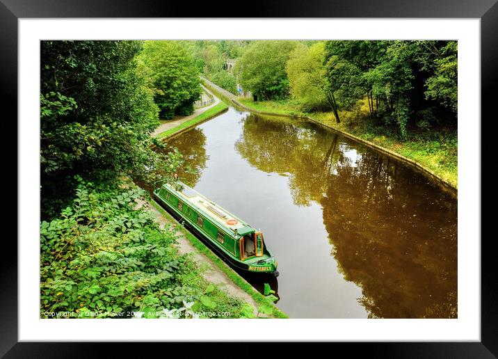 Chirk Canal Tunnel Llangollen Canal Framed Mounted Print by Diana Mower