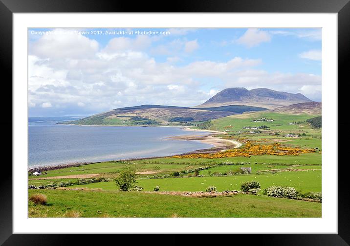 Isle of Arran Scotland Framed Mounted Print by Diana Mower