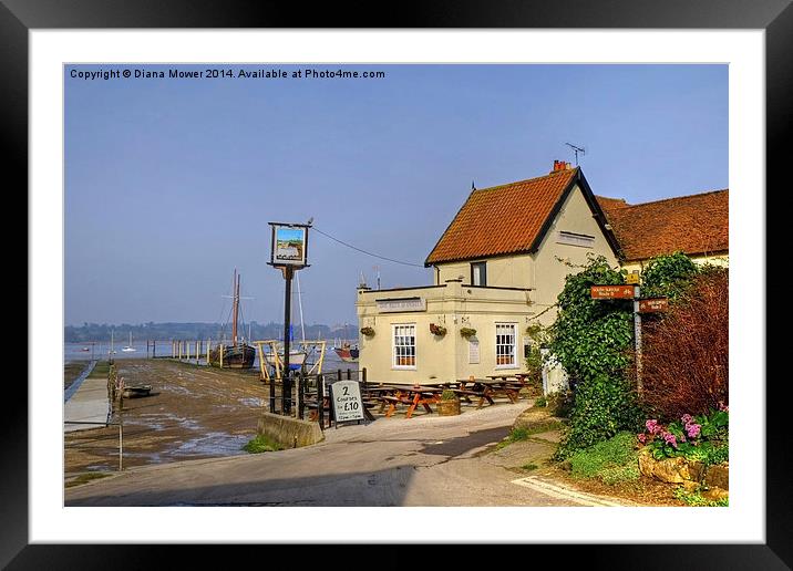 Pin Mill Framed Mounted Print by Diana Mower