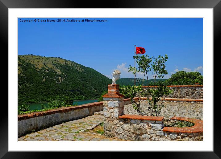  Butrint Albania  Framed Mounted Print by Diana Mower