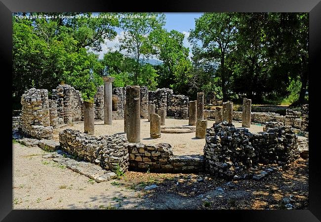  Brutrint Albania Framed Print by Diana Mower