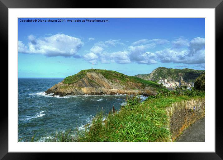  Ilfracombe Framed Mounted Print by Diana Mower