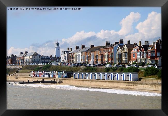  Southwold Framed Print by Diana Mower