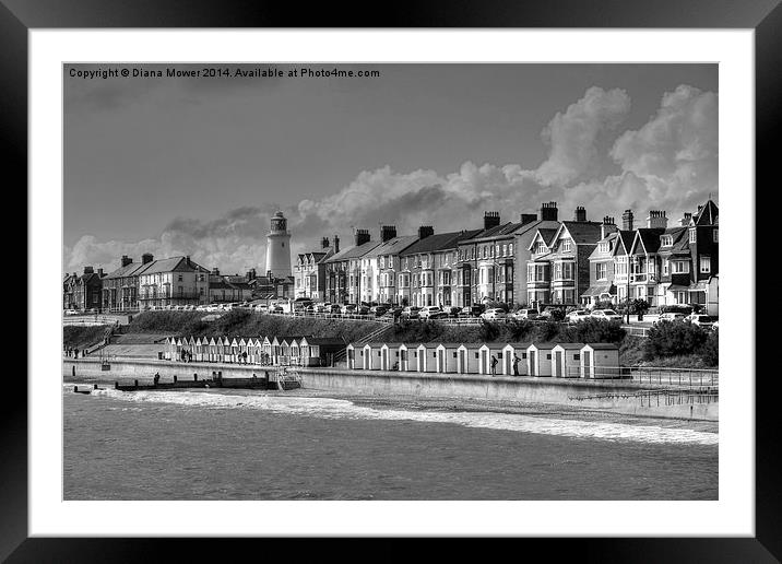  Southwold Framed Mounted Print by Diana Mower