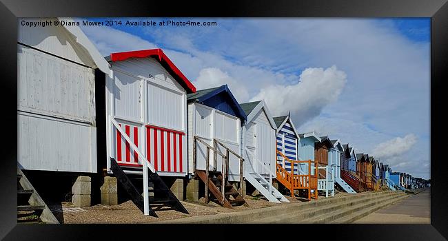 Walton Essex  Framed Print by Diana Mower