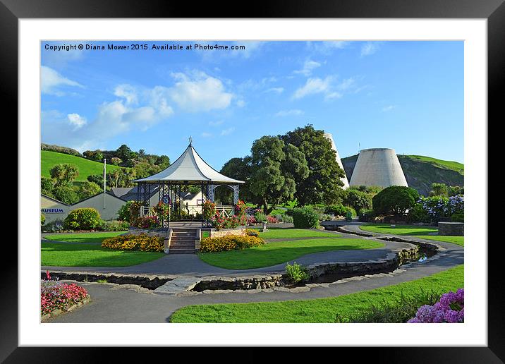  Ilfracombe Gardens Framed Mounted Print by Diana Mower