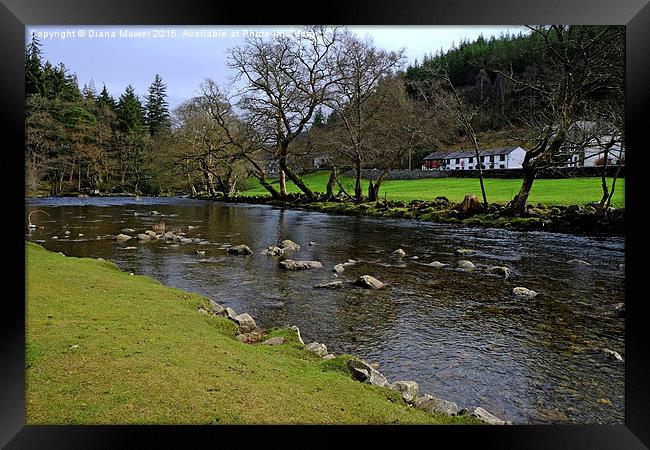  Betws-y-Coed Wales Framed Print by Diana Mower