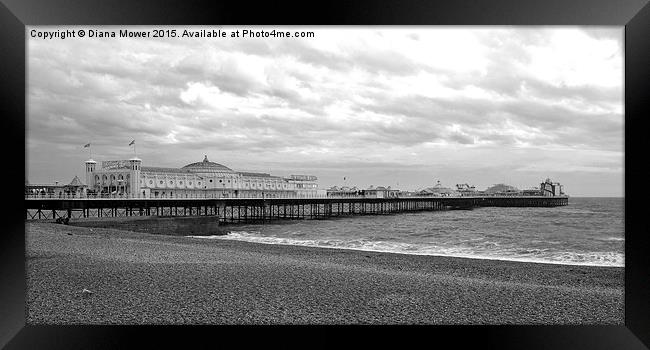  Brighton Pier  Framed Print by Diana Mower